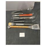 BBQ grill long handle utensils