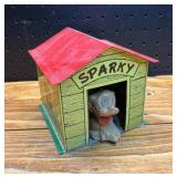 Vintage Sparky Dog House Toy