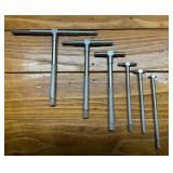 Set of 6 T-Handle Reamers