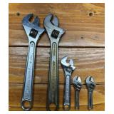 Klein Tools & J.H. Williams Adjustable Wrenches