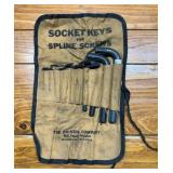 Bristol Socket Keys for Spline Screws Set