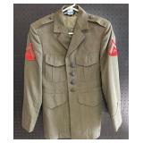 USMC Dress Green Coat, Lance Corporal, Infantry