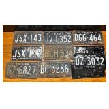 Vintage Texas License Plate Lot