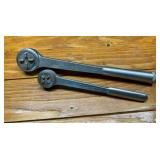 Two Ratchet Drives 1/2' & 3/8'