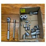 Socket Set with Ratchet and Extension 3/8'