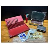 Bankers Chromatic Pen Set, Book Hidden Storage &