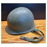 US Military M1 Steel Helmet and Liner