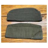 Two US Army Garrison Caps Cold War Era