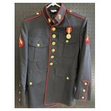 USMC Dress Blue Coat, Lance Corporal, EGA