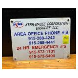 Kerr-McGee Onshore LLC Sign