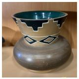 Hand Painted Pottery Vase