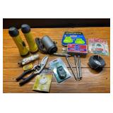 Coleman Mantles, Flashlights, Shears, Inverter,