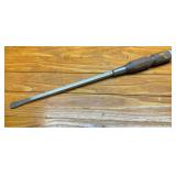 Vintage Proto Wood Handle Pry Bar 22'