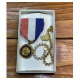Vintage Medals and Costume Jewelry Lot