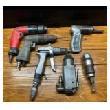 Assorted Pnuematic Tools Lot Drills and More