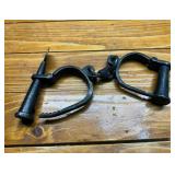 Antique Metal Handcuffs - Antique Restraint