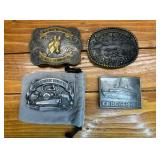 Vintage Belt Buckle Collection