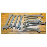 Vintage/Antique Large Open End Wrench Lot