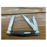 Buck 371 Pocket Knife - Three Blade Wood Handle
