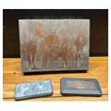 Antique Copper Photograph Negative