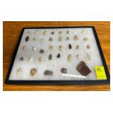 Arrowhead Collection in Display Case