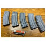 Lot of Six AR-15 Magazines - .223  .22lr -