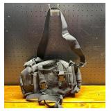 Tactical Black Shoulder Bag - Adjustable Strap