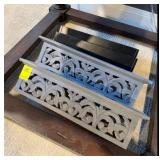 Decorative Wood Carved Panels Lot of 2