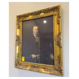 Framed Portrait Painting of Teddy Roosevelt