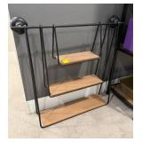Industrial Style 3-Tier Wall Shelf