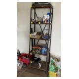 5 Tiered Wooden & Metal Shelf