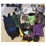 Box of Halloween Costumes (Flapper Dresses, Corset