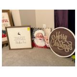 Christmas Themed Wall Decor Lot