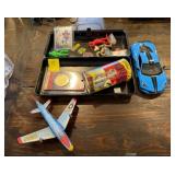 Tin Litho Jet Fighter, Diecast Car,