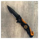 TAC-FORCE Tactical Folding Knife Orange Black