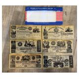 Republic of Texas Currency Replicas 1838-1841