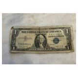 1957 A United States One Dollar Silver