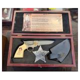 Billy The Kid Commemorative Revolver and Sheriff