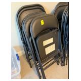 Set of Black Folding Chairs