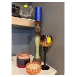 Decorative Candle Holders and Candles