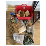 Lone Star Leaf Litter and Aquarium Decor Lot