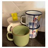 Coffee Mugs (Enamelware Pair)