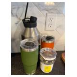 Yeti Tumblers and Large Insulated Bottle