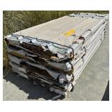 (51) 26GA Multi-Rib Sheets 7' 6' PVF BRITE RED