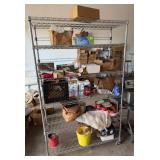 Wire Shelving with Contents (Hardware)