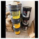 Driveway Sealant and Roof Cement Buckets