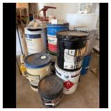 Industrial Paint and Solvents Buckets