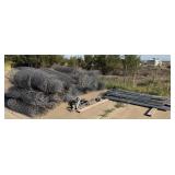 Rolls of Chainlink and Post