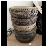 Used Tires Stack