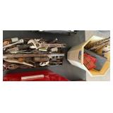 Tool Lot with Wrenches, Pliers, and Drill Bits